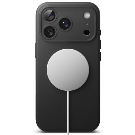 Оригинальный силиконовый чехол Ringke Silicone Magnetic с MagSafe на iPhone 17 Pro - Black
