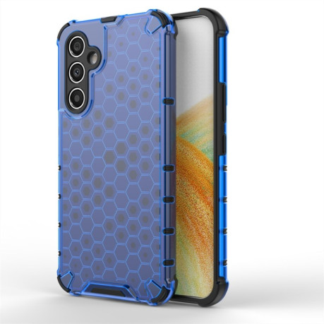 Противоударный чехол Honeycomb на Samsung Galaxy A34 5G - синий