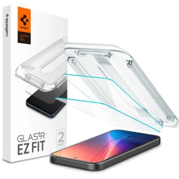 Комплект оригинального стекла Spigen Glas.TR "Ez Fit" Tempered Glass 2-pack на Google Pixel 9A - Clear