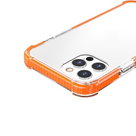Ударозахисний чохол Four-corner на iPhone 13 Pro - помаранчевий