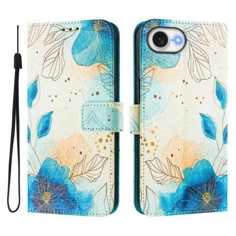 Чохол-книжка Colored Drawing Pattern для iPhone 16e - кольоровий