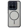 Чохол Cooling Skin Feel Magnetic для Xiaomi 17 - прозорий/чорний