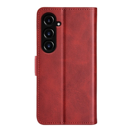 Чехол-книжка Dual-side Magnetic Buckle для Samsung Galaxy S23 FE 5G - красный