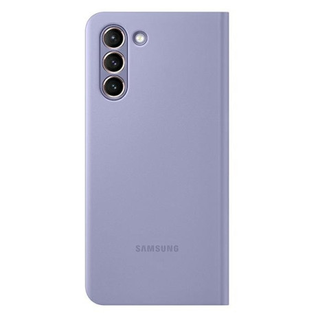 Оригінальний чохол-книжка Samsung LED View Cover Samsung Galaxy S21 Plus purple