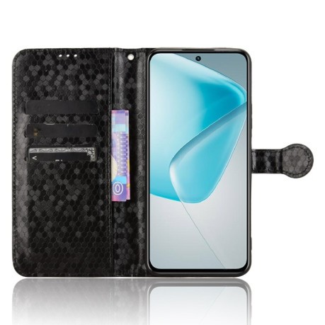 Чехол-книжка Honeycomb Dot для Infinix Hot 50 Pro+ 4G - черный