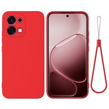 Силиконовый чехол Solid Color Liquid Silicone на OPPO F31 5G / A6 Pro 5G / 4G — красный