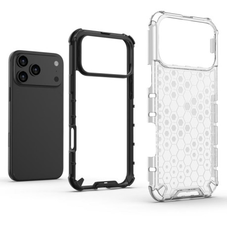 Противоударный чехол Honeycomb на iPhone 17 Pro Max - синий