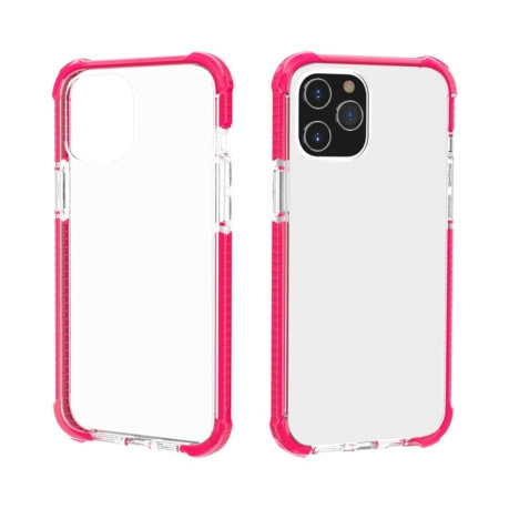 Противоударный акриловый чехол Four-corner на iPhone 12 Mini - розовый