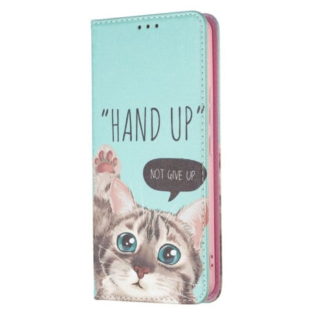 Чохол-книжка Colored Drawing Pattern Invisible Samsung Galaxy A53 5G - Cat