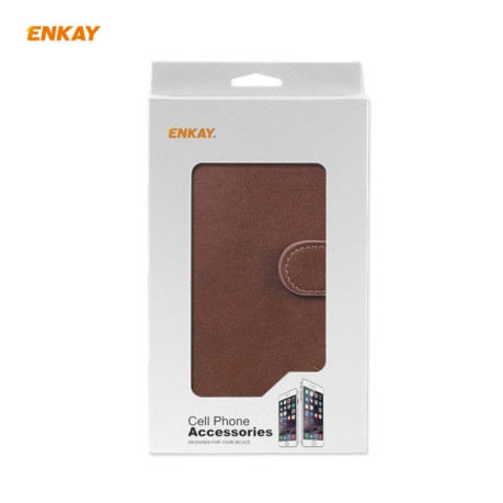 Чохол-книжка ENKAY Hat-Prince Samsung Galaxy A52/A52s - коричневий