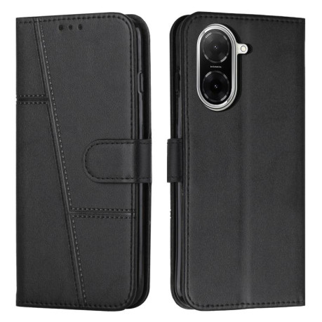 Чохол-книжка Stitching Calf Texture для Xiaomi Redmi A5 4G 171.7mm / Poco C71 - чорний
