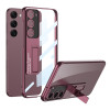 Протиударний чохол GKK Electroplating with Holder для Samsung Galaxy S23 5G - червоний