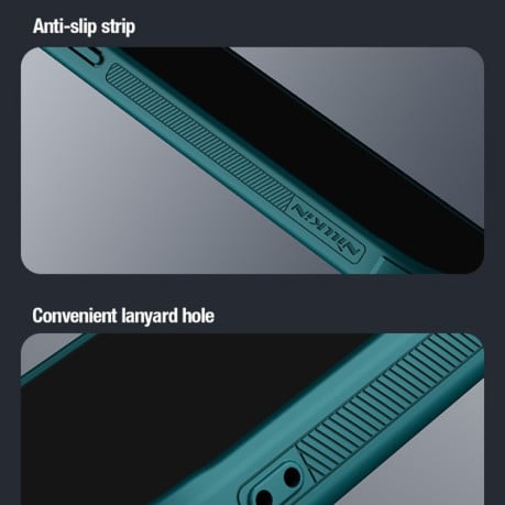 Протиударний чохол NILLKIN CamShield Pro Series на iPhone 15 Pro Max - синій