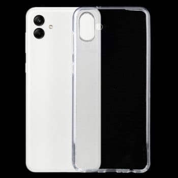 Ультратонкий силиконовый чехол 0.75mm на Samsung Galaxy A04 - прозрачный