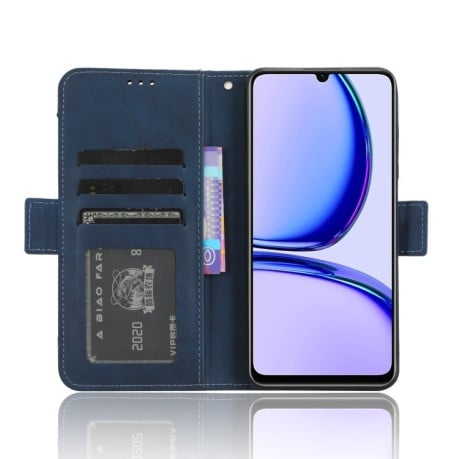 Чехол-книжка Skin Feel Calf на Realme Note 50 4G - синий