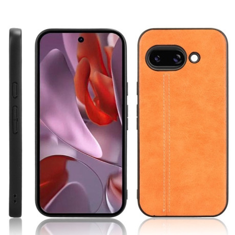 Ударозащитный чехол Sewing Cow Pattern для Google Pixel 9a - желтый