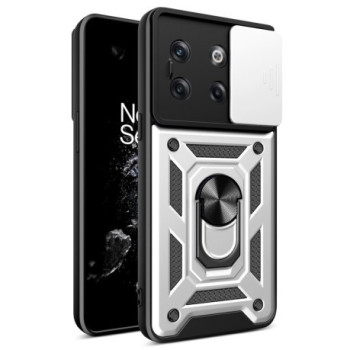 Протиударний чохол Camera Sliding для OnePlus 12R 5G / Ace 3 5G - сріблястий