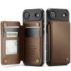 Чехол CaseMe C22 Card Slots Holder RFID Anti-theft на iPhone Air — коричневый