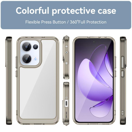Протиударний чохол Colorful Acrylic Series для OPPO Reno13 Global - сірий