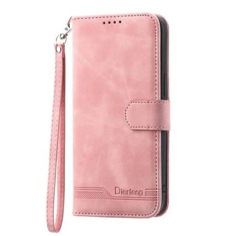 Чохол-книжка Dierfeng Dream Line для Xiaomi Redmi Note 14 4G 164.48mm - розовый