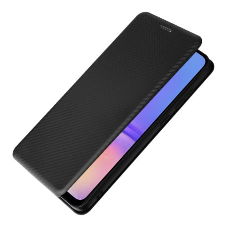 Чохол-книжка Carbon Fiber Texture Samsung Galaxy A05 - чорний