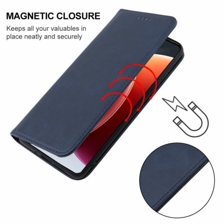Чехол-книжка Magnetic Closure для Realme C65 4G Global - синий