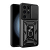Противоударный чехол Sliding Camshield для Samsung Galaxy S24 Ultra 5G - черный
