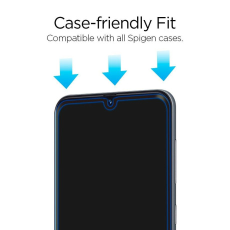 Гартоване скло SPIGEN GLASS FC для Samsung Galaxy A50/A50s/A30S Black