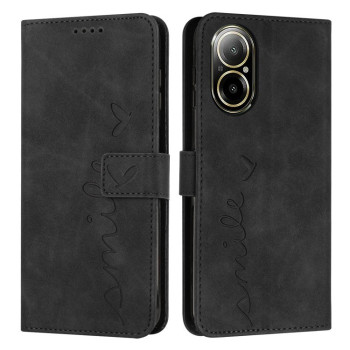 Чохол-книжка в стилі Retro м'яке покриття Skin Feel серія Amile на Realme C67 4G Global - чорний