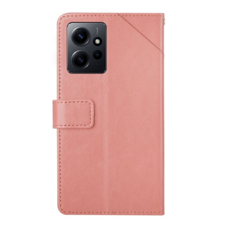 Чехол-книжка Y-shaped Pattern для Xiaomi Redmi Note 12 4G Global - розовый