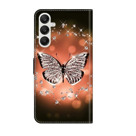 Чехол-книжка Crystal 3D Shockproof Protective Leather для Samsung Galaxy A35 5G - Butterfly