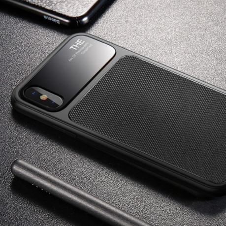 Чехол Knight Case Baseus на iPhone X/Xs Hombic Texture черный