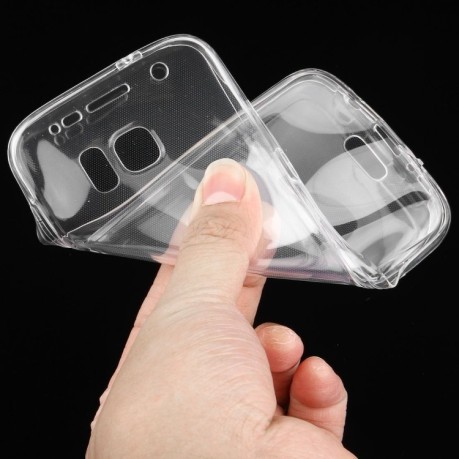 Ультратонкий Двусторонний TPU Чехол Double-sided 0.75mm Прозрачный для Galaxy S7 / G930