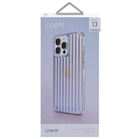 Оригинальный чехол UNIQ etui Coehl Linear для iPhone 13 Pro Max - iridescent