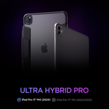 Оригинальный чехол Spigen Ultra Hybrid Pro для iPad Pro 11 - Black