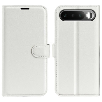 Чохол-книжка Litchi Texture Horizontal Flip Leather на Realme 16 5G — білий