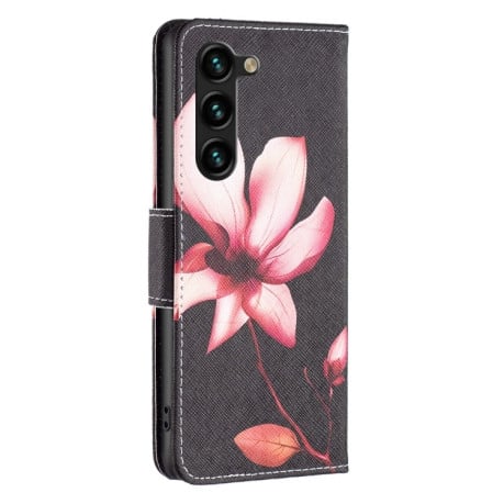 Чехол-книжка Colored Drawing Pattern для Samsung Galaxy S24+ 5G - Lotus