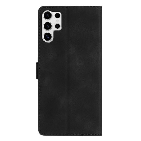 Чехол-книжка Flower Butterfly Embossing для Samsung Galaxy S25 Ultra 5G - черный