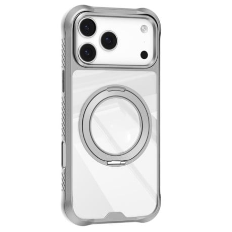 Противоударный чехол Mutural Xuan Armor Series MagSafe Magnetic Holde на iPhone 17 Pro Max - серый