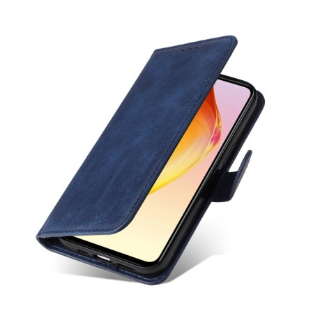 Чехол-книжка Classic Calf Texture Flip Leather для Vivo V25 5G / V25e 4G / X80 Lite - синий
