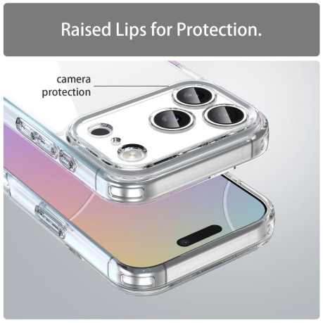 Чехол PC Hybrid TPU Airbag Shockproof для iPhone 17 Pro - прозрачный