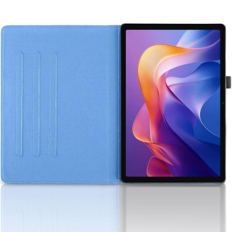Чехол-книжка Tree Life Embossed Rotation Leather для Xiaomi Redmi Pad 2 - синий