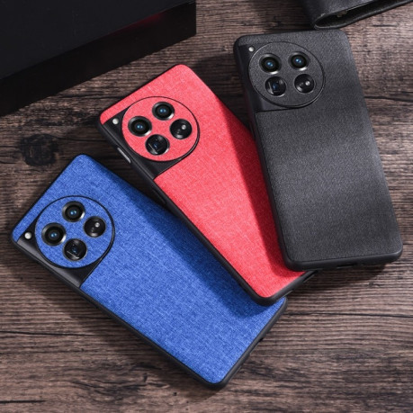 Чохол протиударний Cloth Texture на OnePlus 12 - сірий