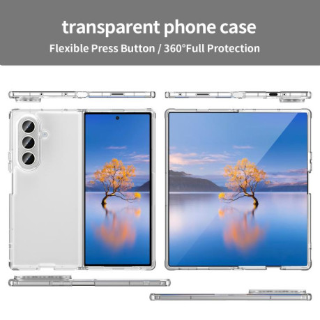 Чохол Airbag Magsafe PC Hybrid TPU для Samsung Galaxy Fold 7 5G - прозорий