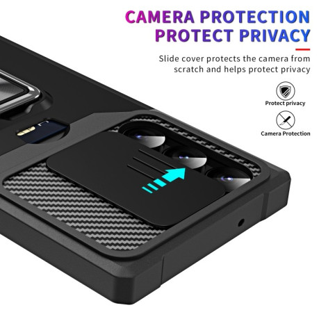 Протиударний чохол Sliding Camera Design для Samsung Galaxy S23 Ultra 5G - чорний