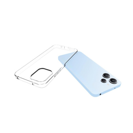 Чохол протиударний Waterproof Texture для Xiaomi Redmi 12/12 5G/Poco M6 Pro 5G - прозорий