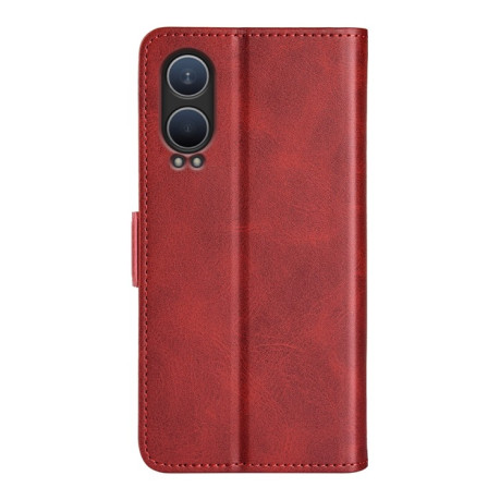 Чохол-книжка Dual-side Magnetic Buckle для OnePlus Nord CE4 Lite 5G - червоний
