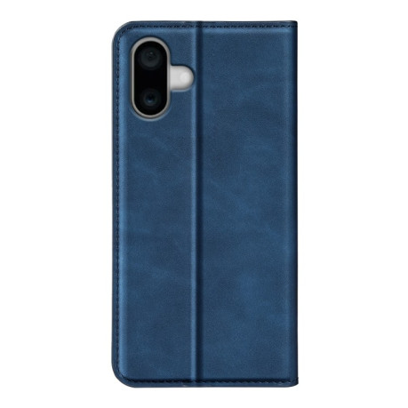 Чохол-книжка Retro Skin Feel Business Magnetic для iPhone 16 - синій