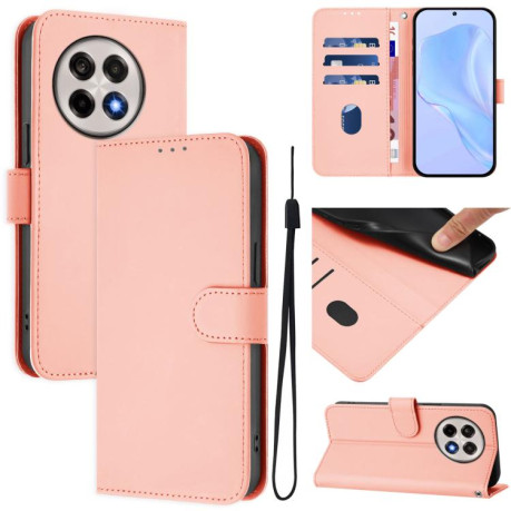 Чохол-книжка Skin Feel S-type для OnePlus 13R/Ace 5/Ace 5 Pro - рожевий
