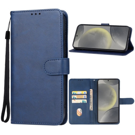 Чохол-книжка EsCase Leather для Samsung Galaxy S24 FE 5G - синій